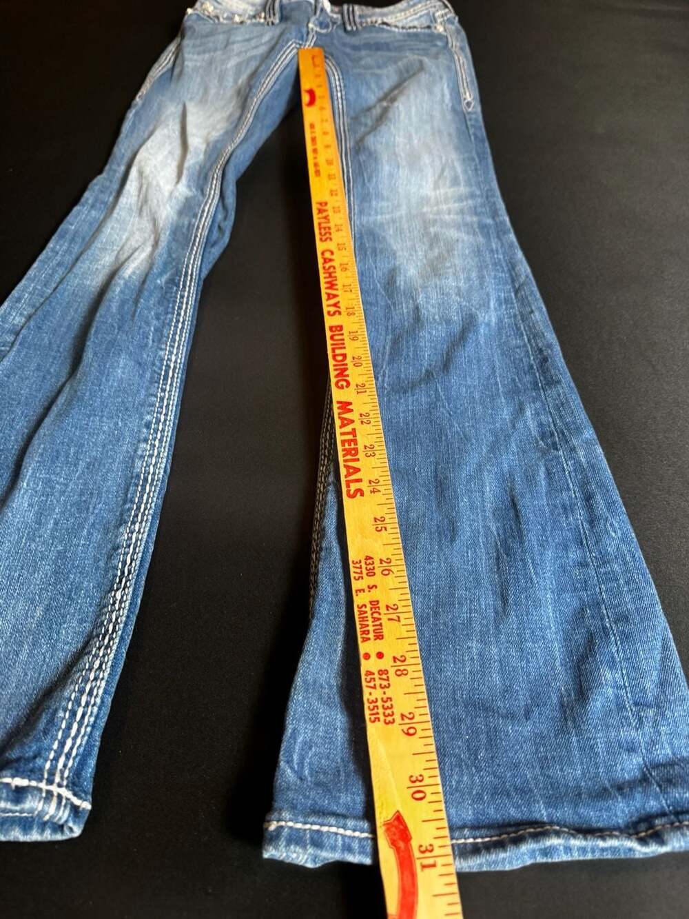 Vintage Rock Revival Abbie Bootcut Jeans Size 24 - Picture 3 of 8